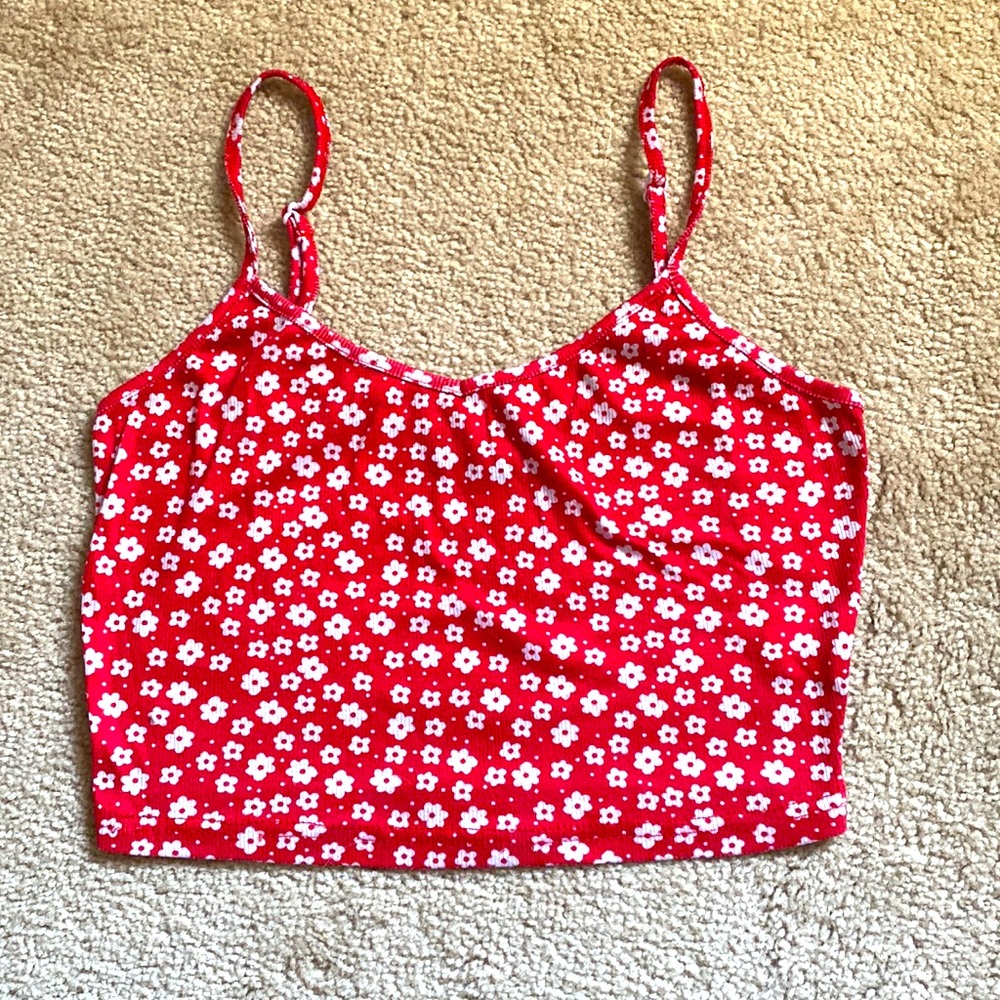 Gorgeous Red with cute little white Flowers